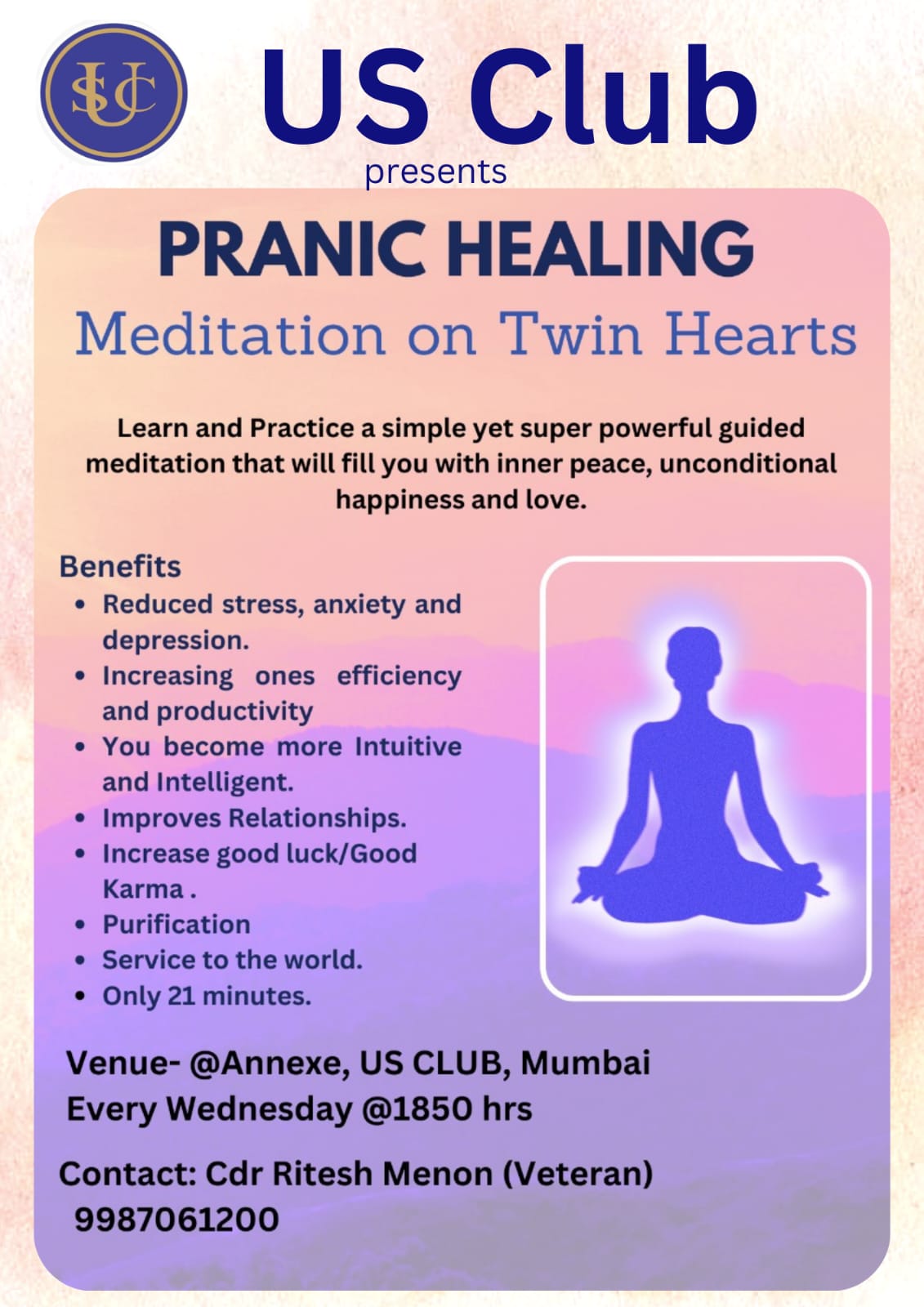 Panic Healing Meditation On Twin Hearts